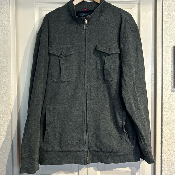 Tommy Hilfiger Fleece Faux Fur Lined Zip Up Jacket